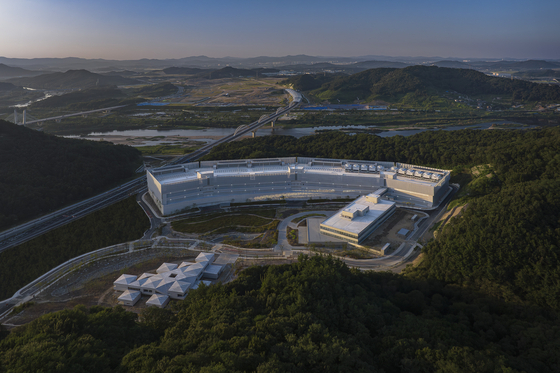 A data center operated by Naver in Sejong is pictured on Nov. 8, 2023. [NAVER CLOUD] 