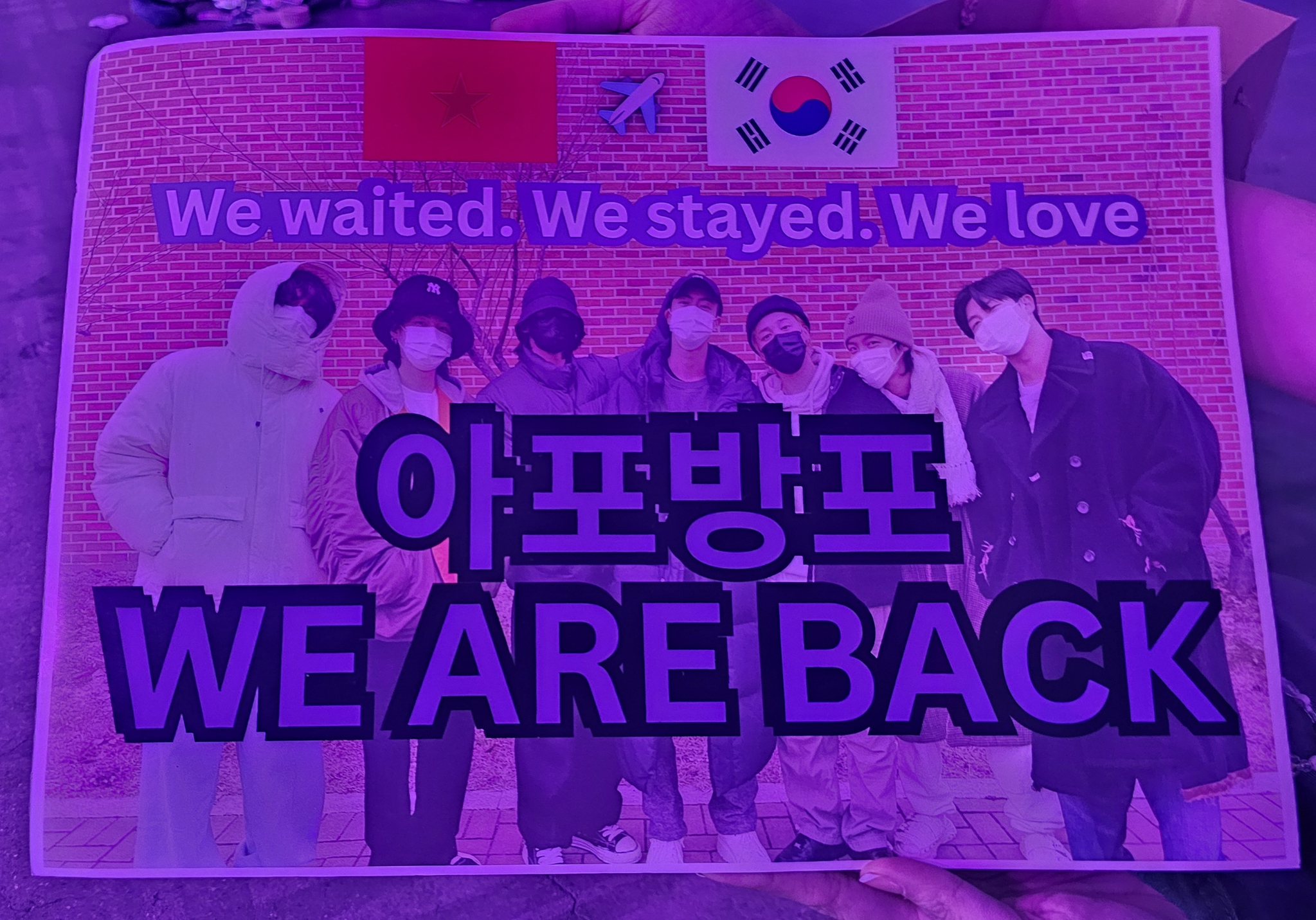 A photo of a banner made by a Vietnamese fan of boy band BTS taken at Kintex in Goyang, Gyeonggi, during the 2025 BTS Festa In-person Event on June 13 [SHIN HA-NEE]