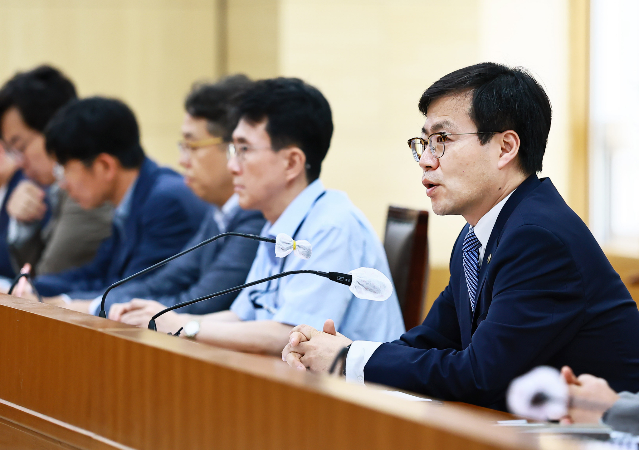Trade Minister Yeo Han-koo speaks during the launch ceremony of a task force for U.S. trade talks at the Sejong government complerx on June 16. [YONHAP] 