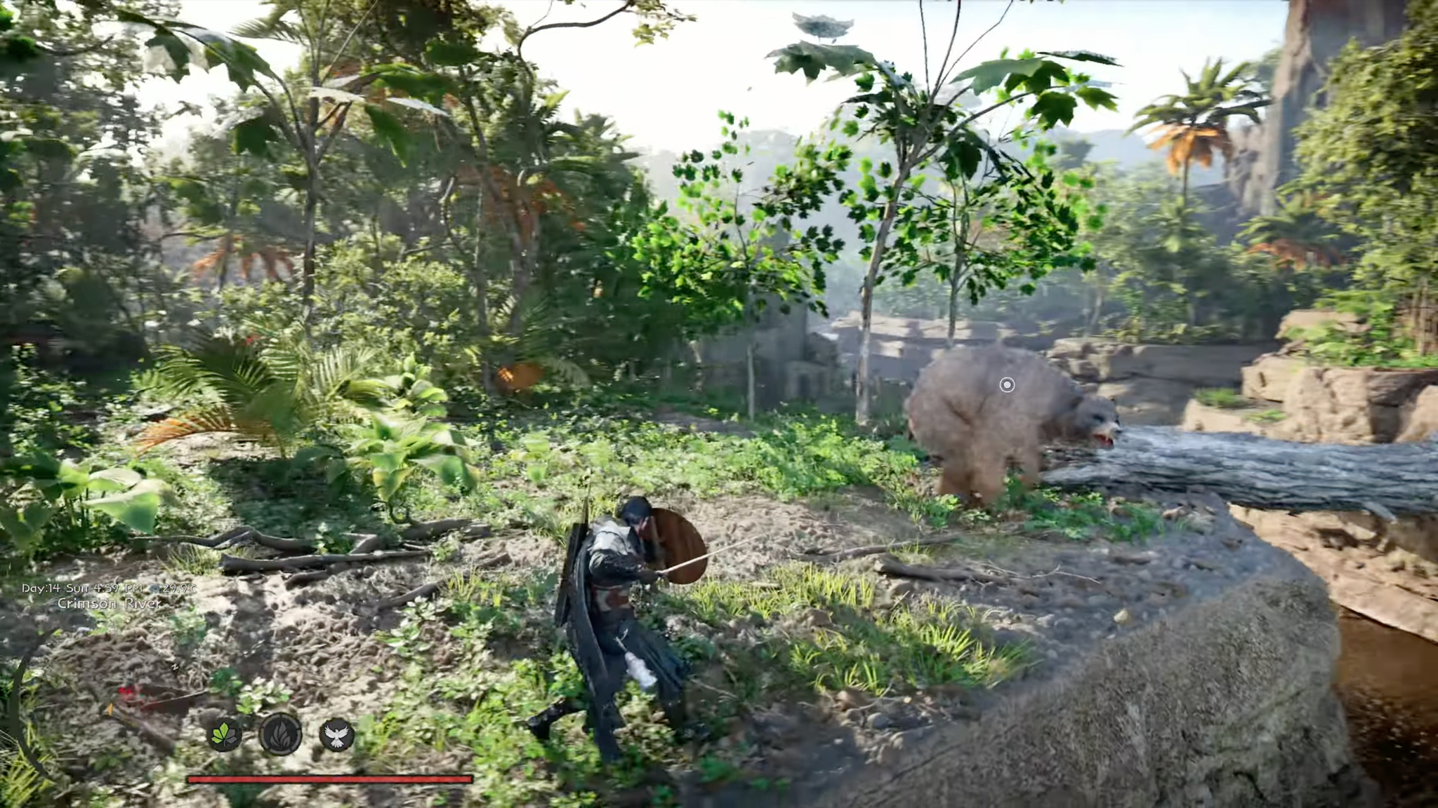 A still from Pearl Abyss' Crimson Desert shown at Apple's Worldwide Developers Conference keynote on June 9 [SCREEN CAPTURE]