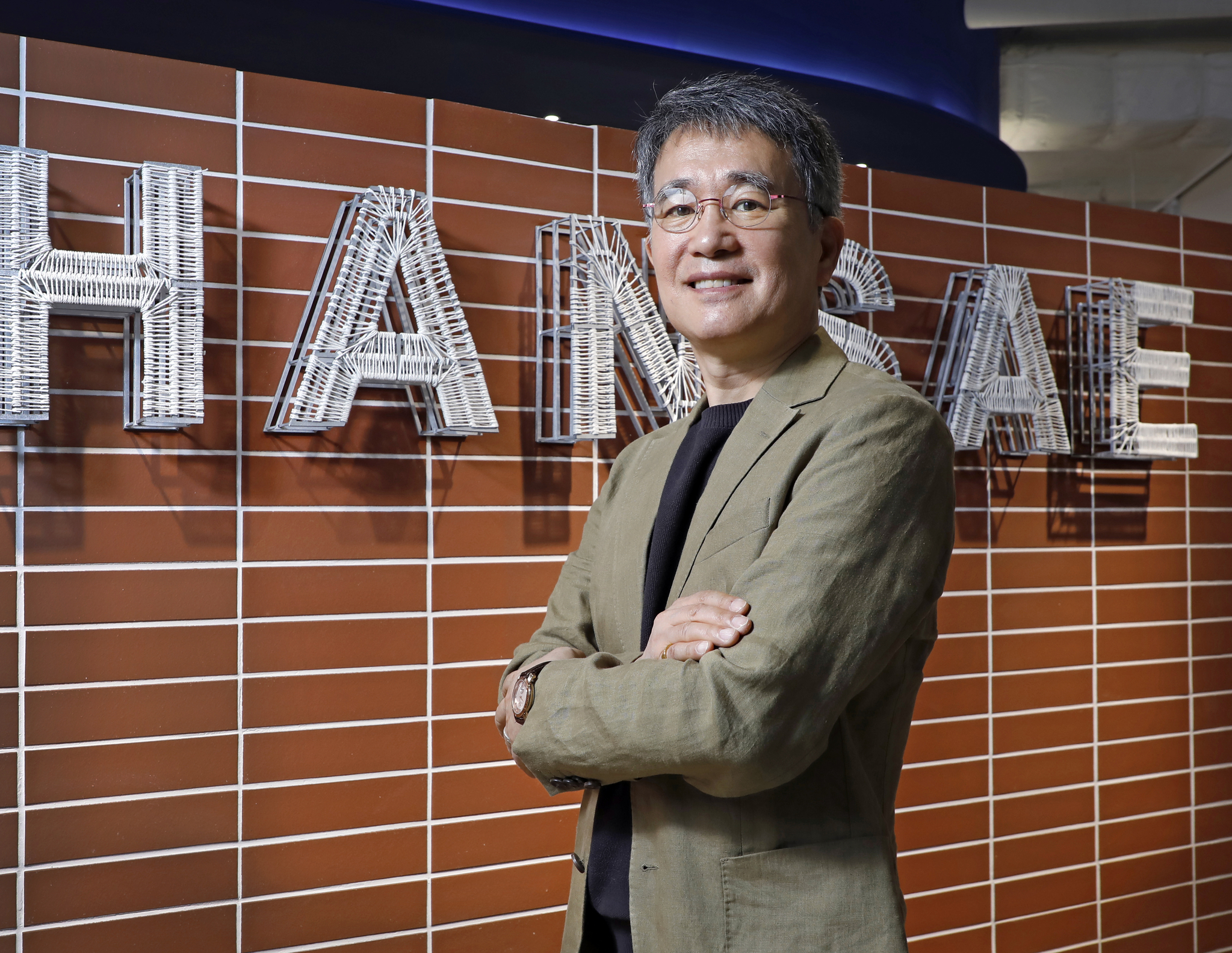Hansae CEO Kim Kyung pose for a photo during an interview with the Korea JoongAng Daily on May 30. [PARK SANG-MOON]