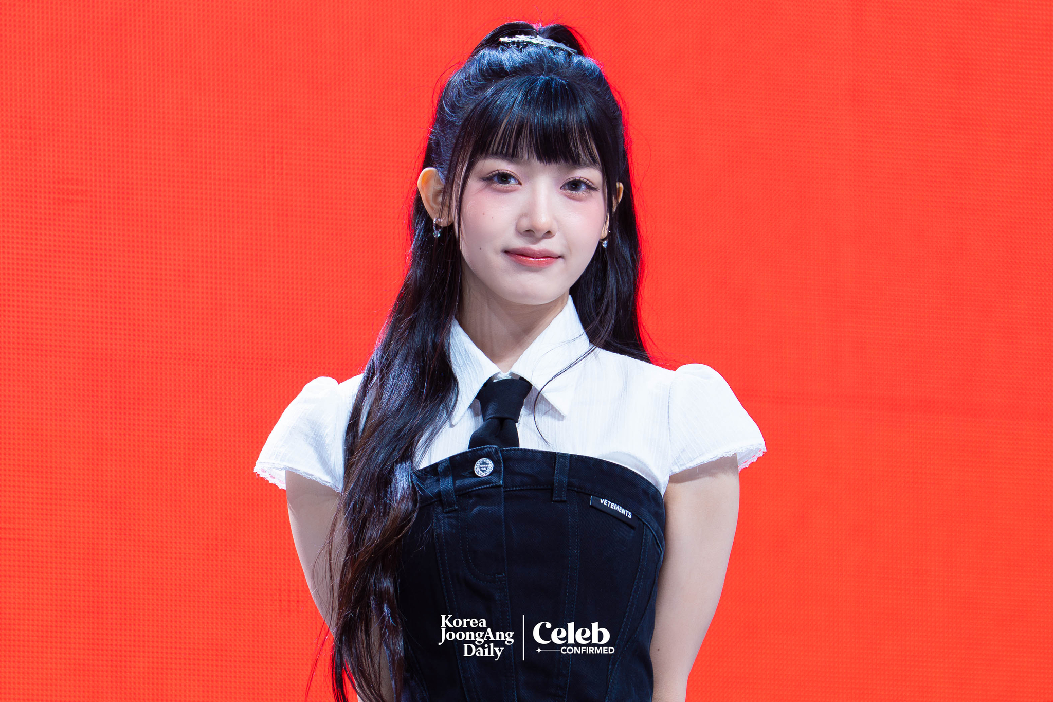 Baby DONT Cry’s Kumi poses for photos during a showcase for the release of the first single, “F Girl,” at Blue Square in central Seoul on June 23. [DANIELA GONZALEZ PEREZ]