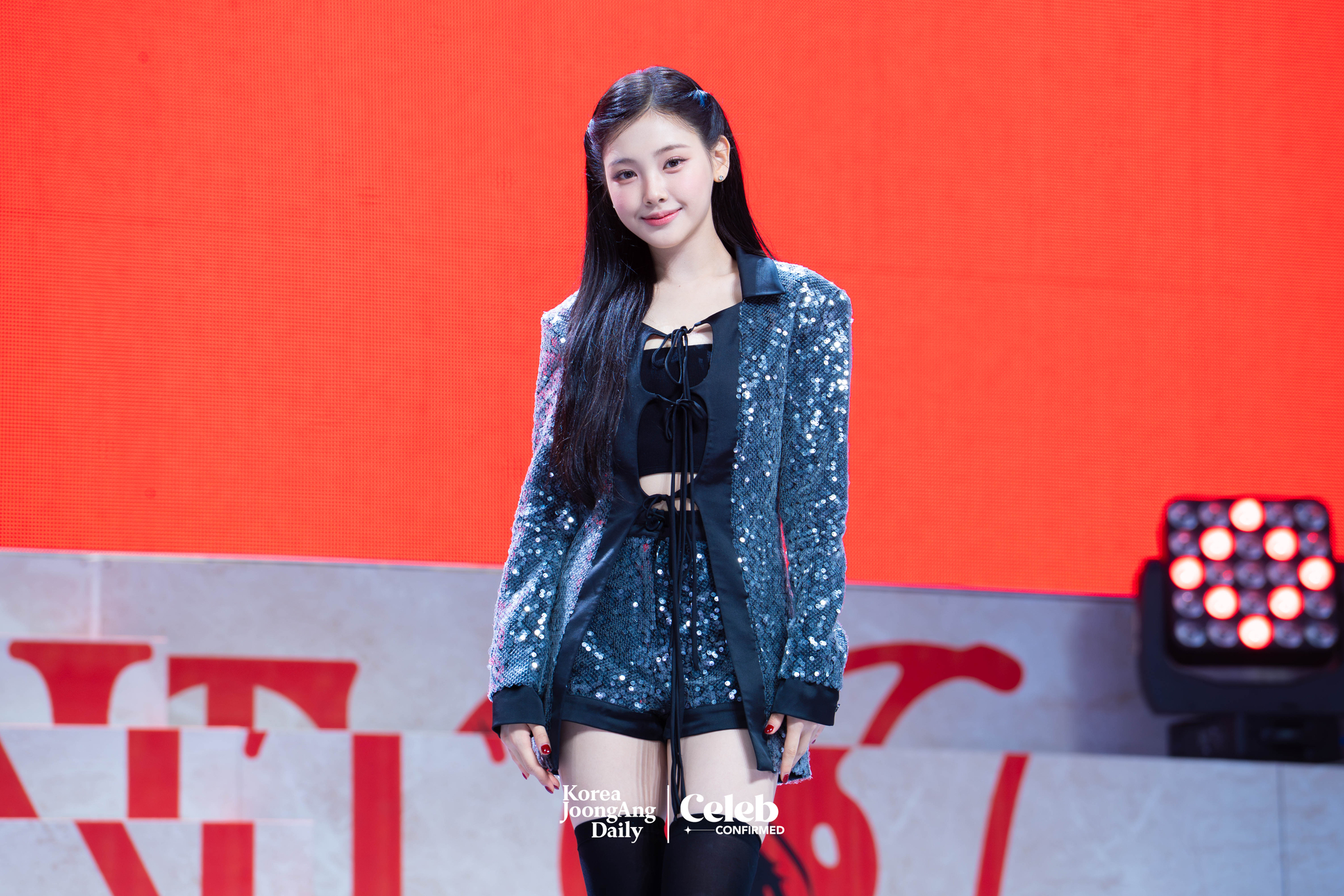 Baby DONT Cry’s Yihyun poses for photos during a showcase for the release of the first single, “F Girl,” at Blue Square in central Seoul on June 23. [DANIELA GONZALEZ PEREZ]