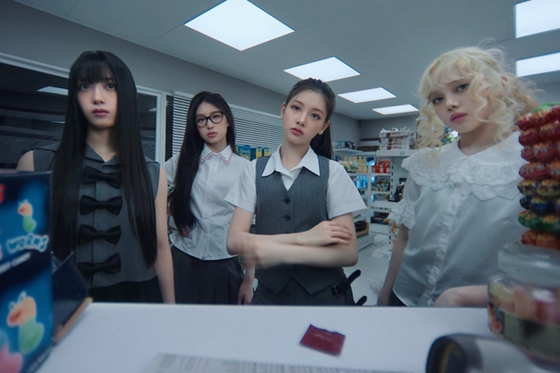 Online users claim the candy wrapper shown in this teaser video for girl group Baby DONT Cry to be similar to a condom wrapper. The video has since been deleted. [SCREEN CAPTURE]