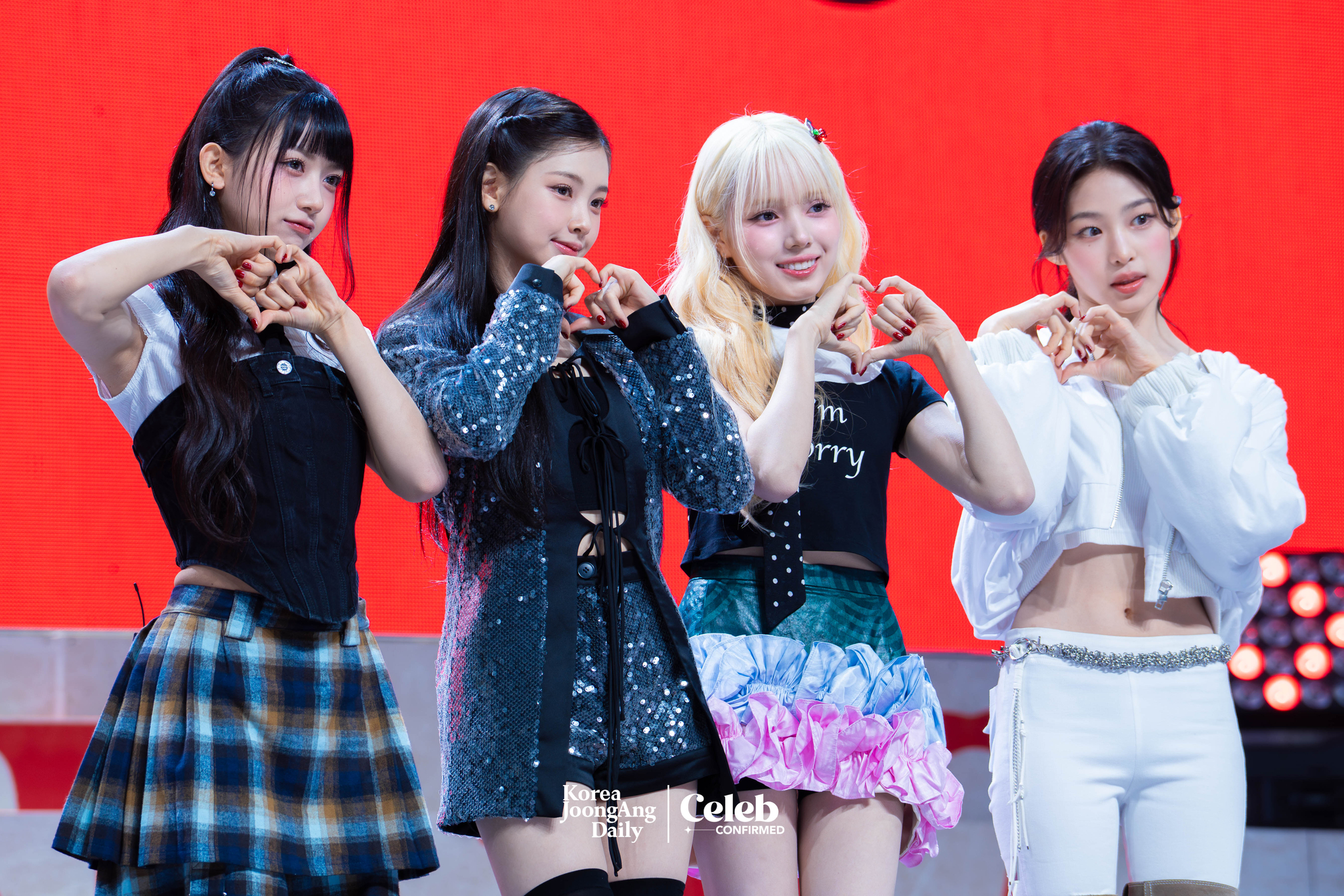 Girl group Baby DONT Cry poses for photos during a showcase for the release of its first single, “F Girl,” at Blue Square in central Seoul on June 23. [DANIELA GONZALEZ PEREZ]