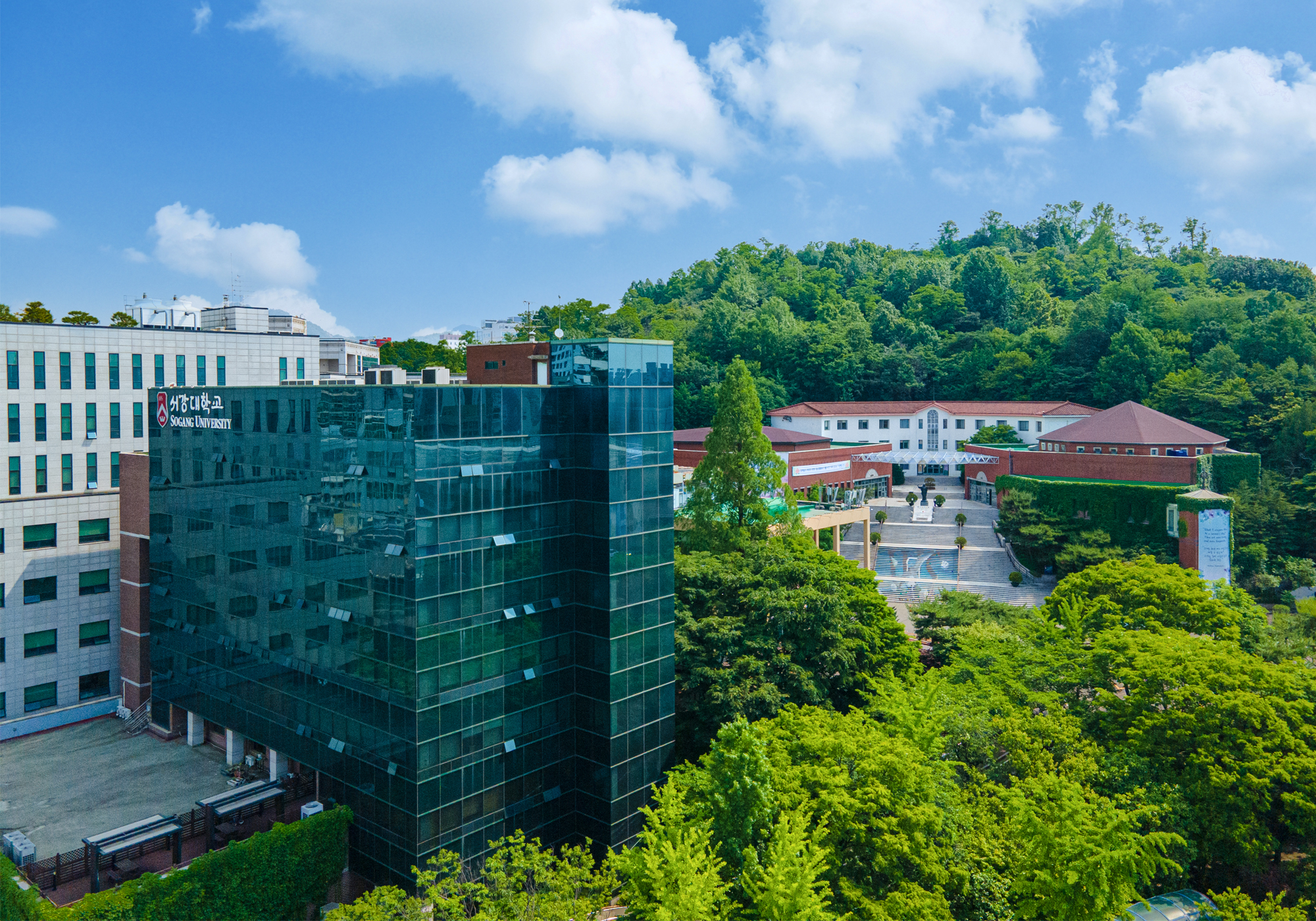 Sogang University's campus in Mapo District, western Seoul [SOGANG UNIVERSITY]