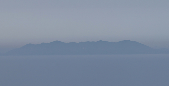 North Korea seen from Yeonpyeong Island on June 27, 2024 [NEWS1]