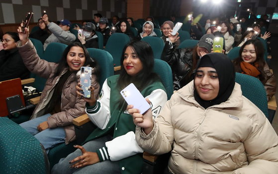 Daegu University students attend the International Students' Day event on Dec. 19, 2024. [NEWS1] 