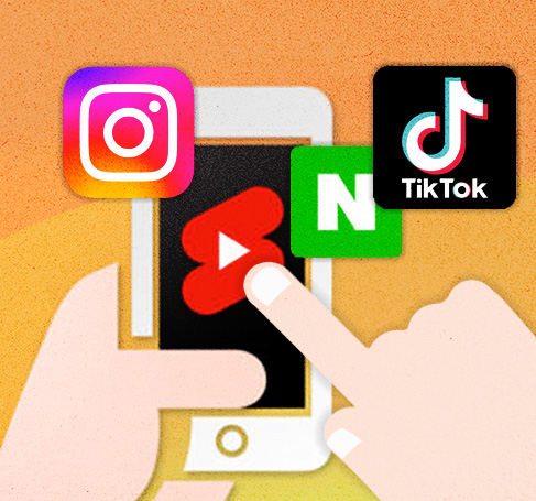 short-form video app illustration