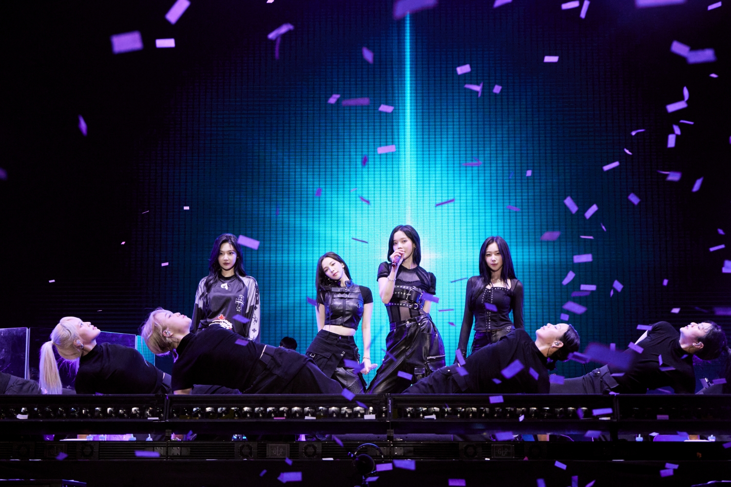 Girl group aespa performs at the Mawazine Festival in Morocco on June 24. [SM ENTERTAINMENT]