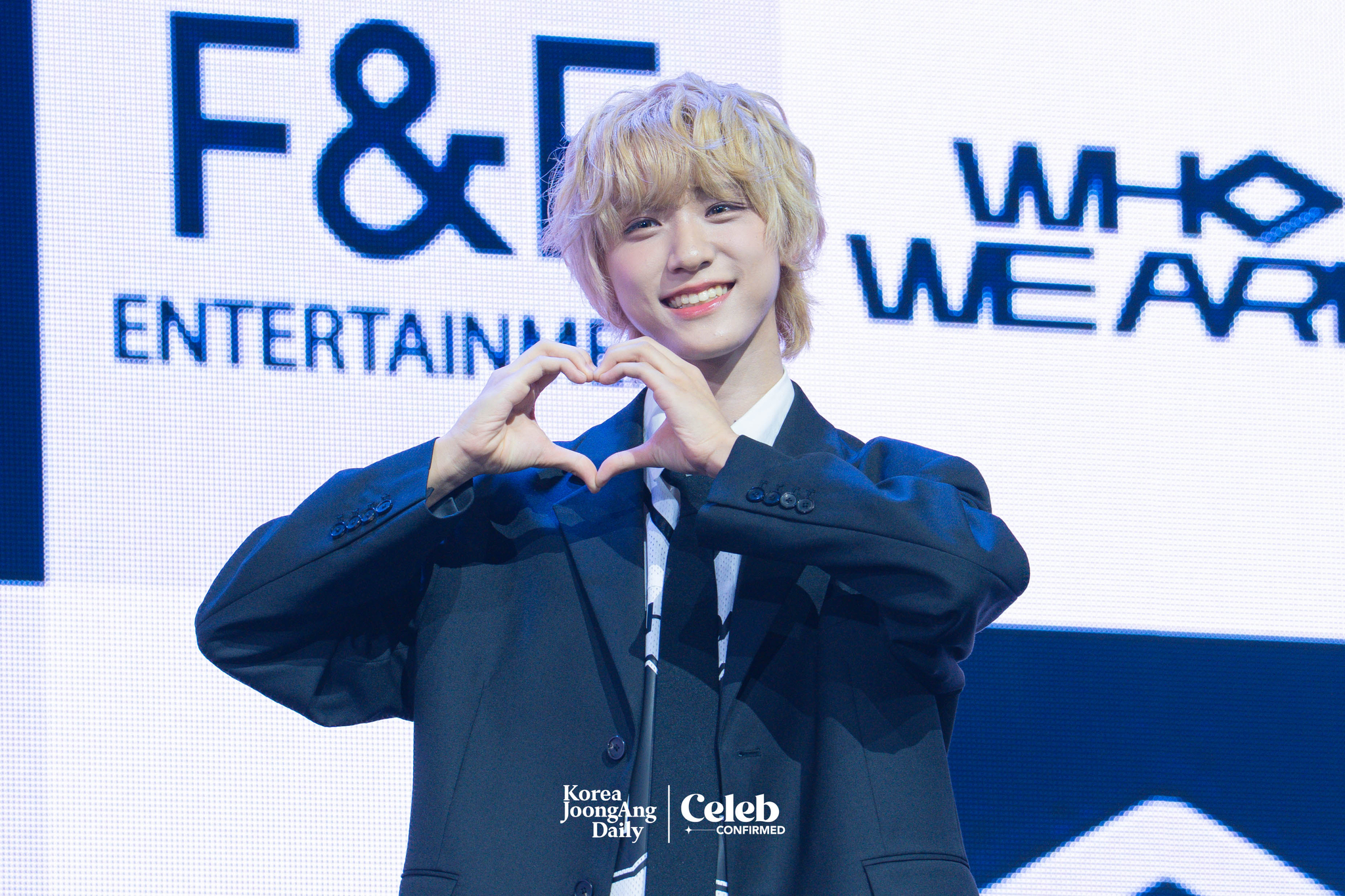 AHOF’s Daisuke poses for photos during a showcase for the release of the first EP, “Who We Are,” at Yes24 Live Hall in eastern Seoul on July 1. [DANIELA GONZALEZ PEREZ]