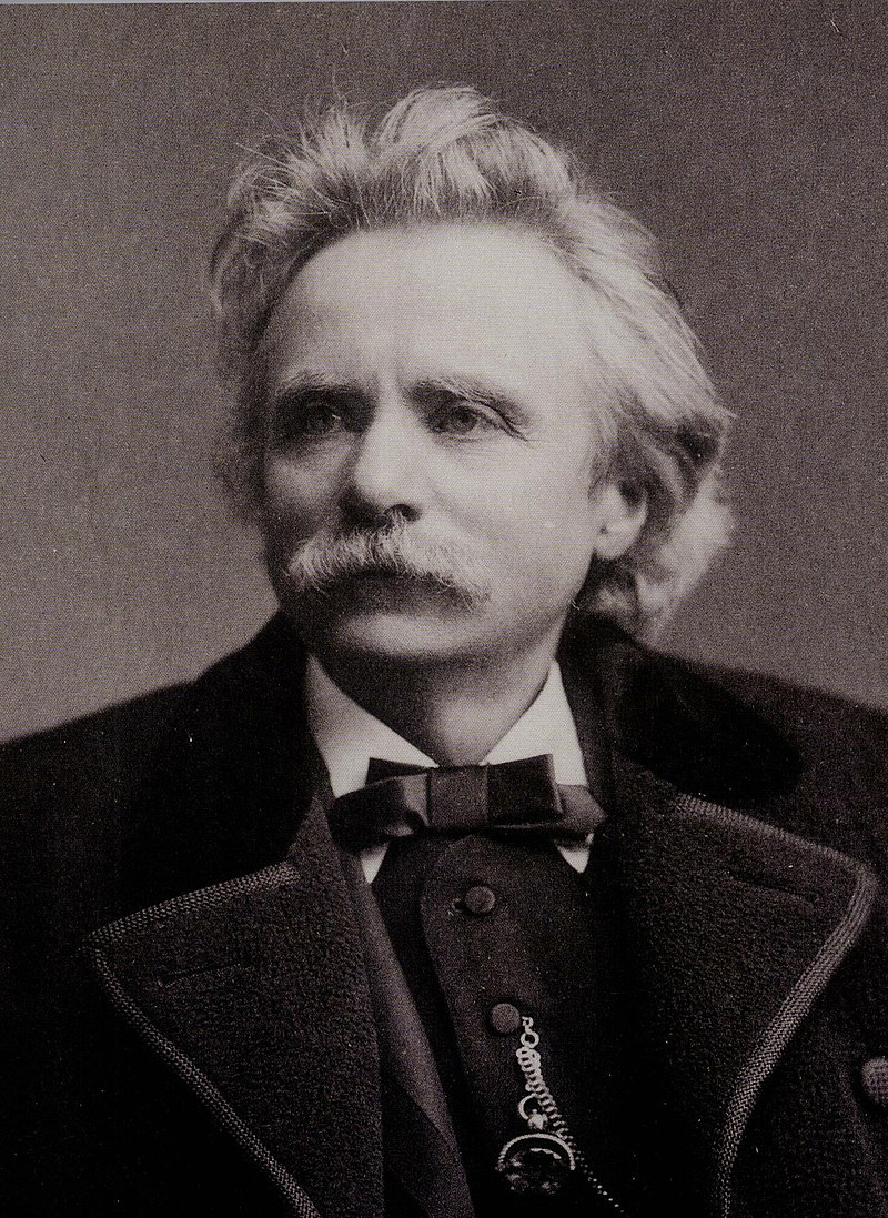 Portrait of Edvard Grieg taken in 1888. Courtesy of the Bergen Public Library. [BERGEN PUBLIC LIBRARY]