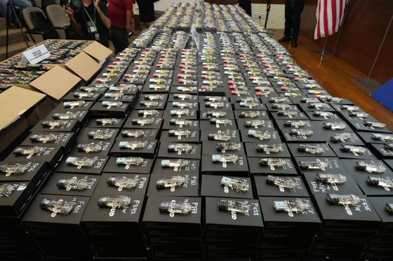 E-cigarette cartridges containing illegal drugs [NATIONAL INTELLIGENCE SERVICE]
