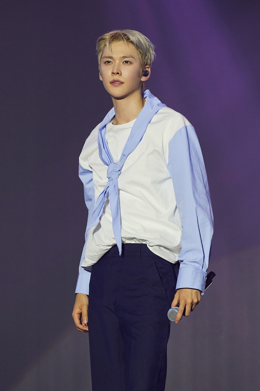 Boy band Riize's Eunseok performs during its first solo concert tour, “Riize Loud,” on July 6 at the KSPO Dome in southern Seoul. [SM ENTERTAINMENT]