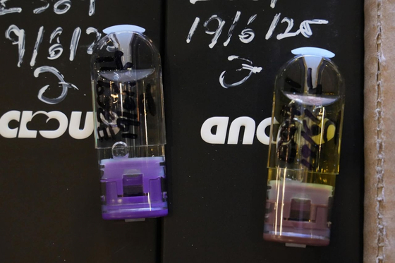 E-cigarette cartridges containing illegal drugs [NATIONAL INTELLIGENCE SERVICE]