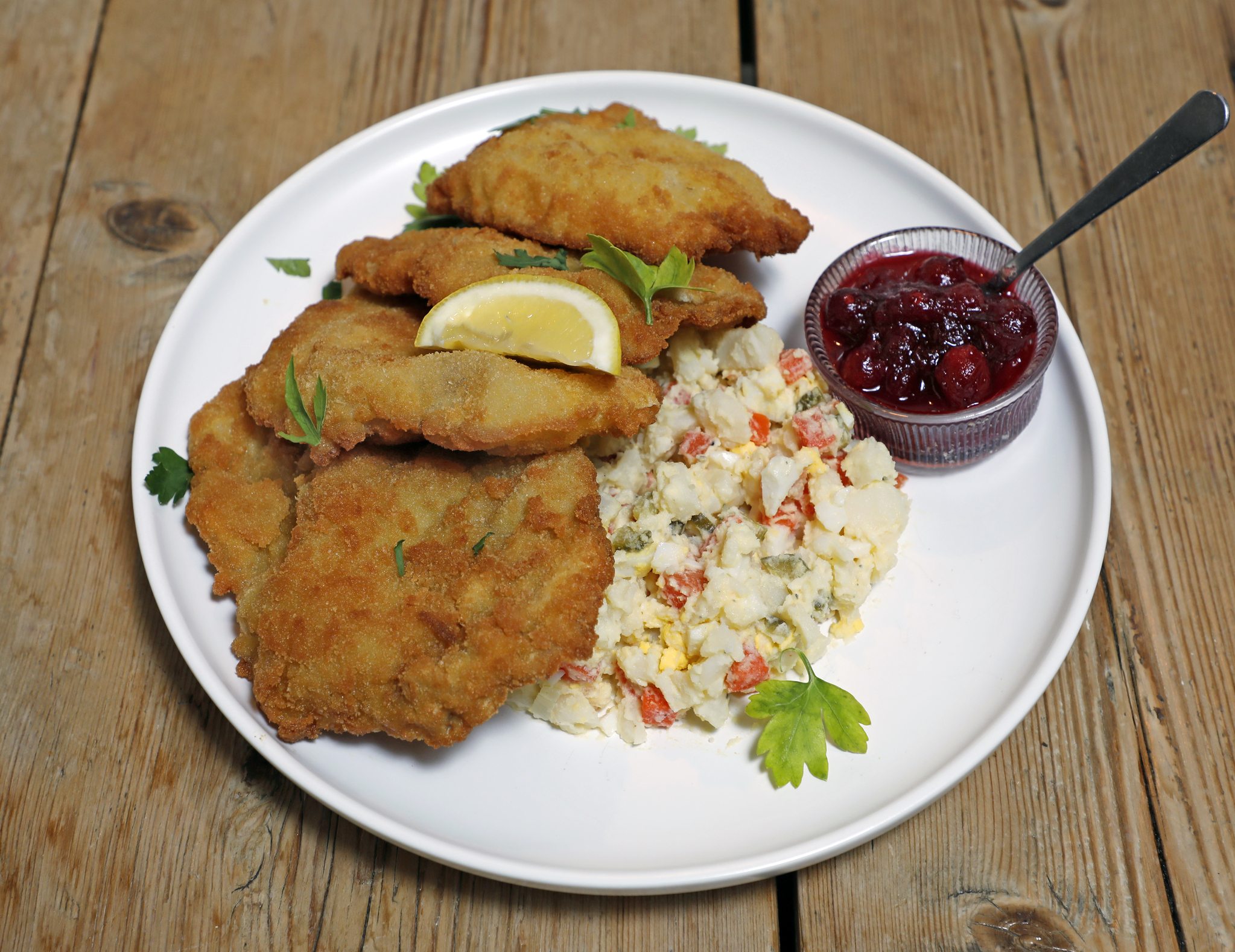Czech schnitzel served at Moravia [PARK SANG-MOON]