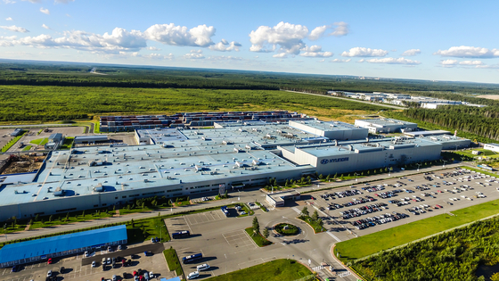 Hyundai Motor's previous manufacturing plant in St. Petersburg, Russia. [JOONGANG ILBO]