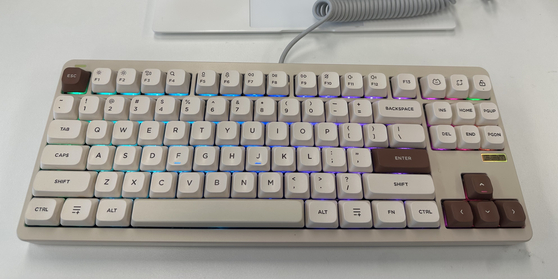 NuPhy Gem80 keyboard I used for a day. [WOO JI-WON]