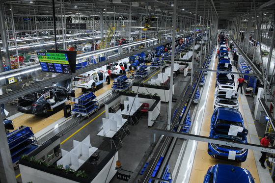 Cars are made at Kia's manufacturing plant in Mexico in the northern Mexican state of Nuevo León. [KIA]