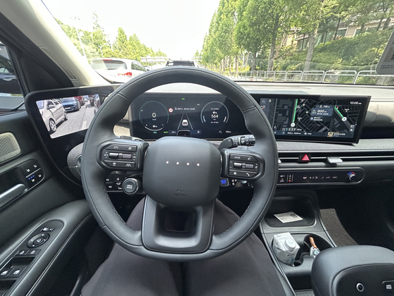 The interior of the Nexo [SARAH CHEA]