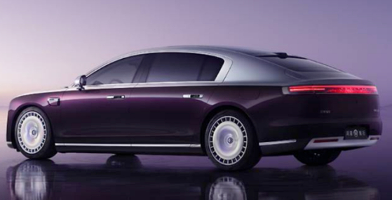 China’s Huawei unveiled its latest electric vehicle, the Maextro S800, taking aim at Europe’s luxury sedan market. [HUAWEI]