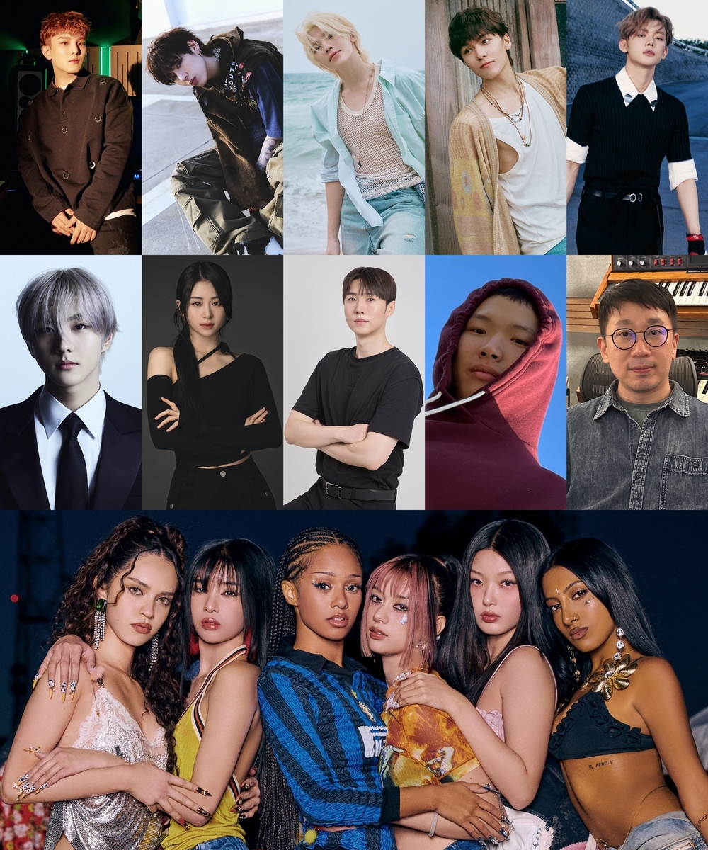 Sixteen K-pop artists and producers under HYBE have gained voting rights for the Grammy Awards, starting from its next edition in 2026. [HYBE]