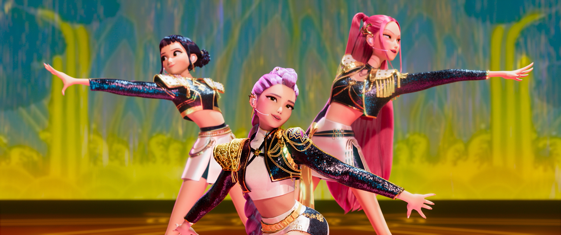 A still from Netflix's animated film ″KPop Demon Hunters″ [NETFLIX]
