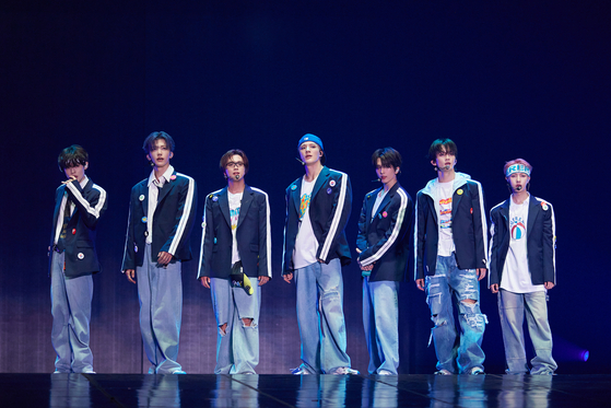 NCT Dream performs during its ″The Dream Show 4: Dream the Future,” at Gocheok Sky Dome in western Seoul, which ran from July 10 to 12. [SM ENTERTAINMENT]