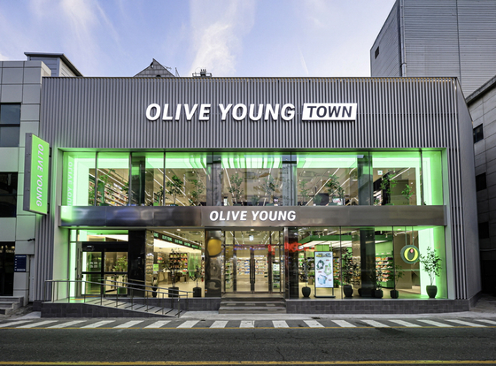An Olive Young store in Gangneung, Gangwon, is seen on June 12. [YONHAP] 