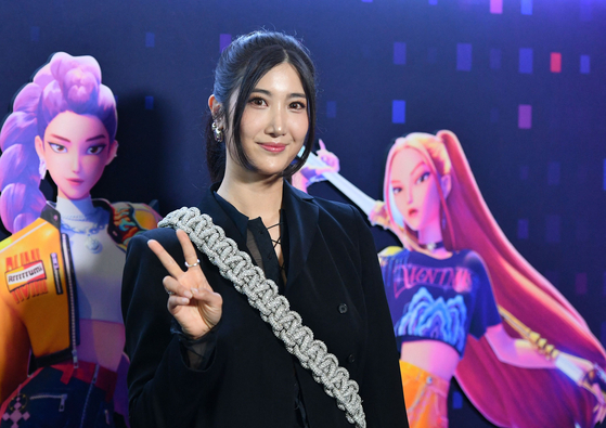 EJAE attends Netflix's ″KPop Demon Hunters″ special screening at Netflix Tudum Theater on June 16, 2025 in Los Angeles, California. [GETTY IMAGES NORTH AMERICA/YONHAP]