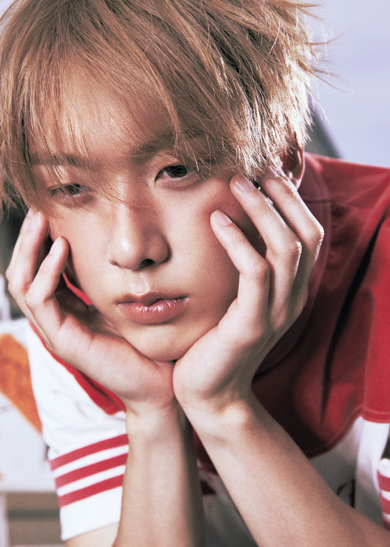 Concept photo for Astro member Yoon San-ha's second EP ″Chameleon″ [FANTAGIO]