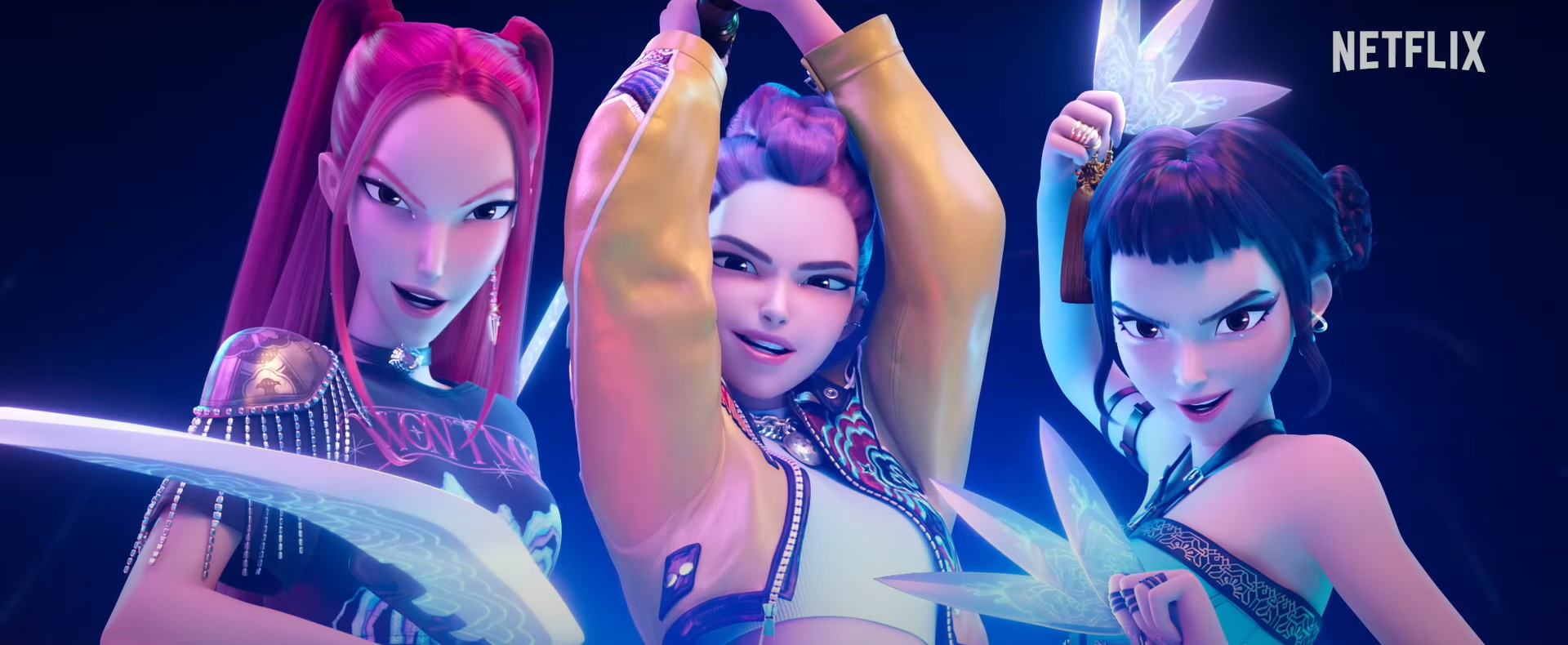 A still from Netflix and Sony Pictures Animation's ″KPop Demon Hunters″ [SCREEN CAPTURE]