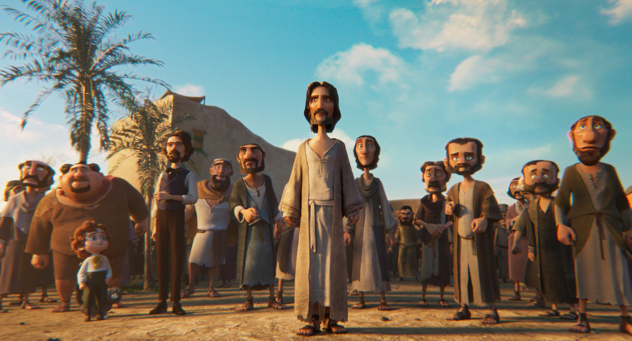 A scene from the animated film “King of Kings,” produced by Mofac Studio. [SCREEN CAPTURE]