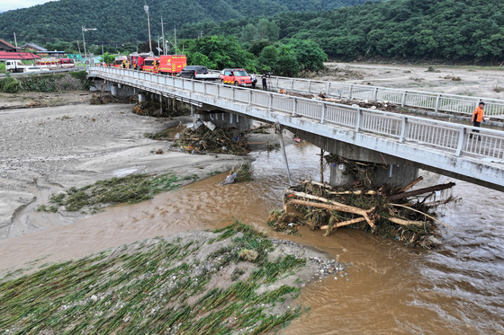 The Daebo Bridge in Gapyeong, Gyeonggi, on July 20 [NEWS1]