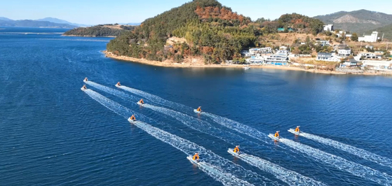  Hanwha System's Unmanned Surface Vehicles are in demonstration in 2024 [HANWHA SYSTEMS]