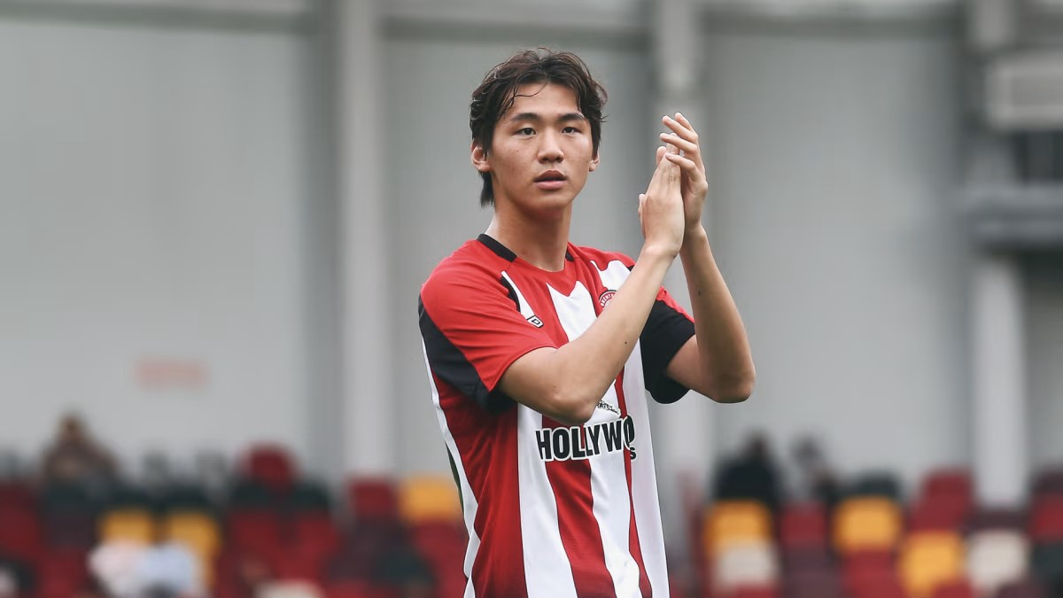 Kim Ji-soo, a center-back from Premier League club Brentford [SCREEN CAPTURE]