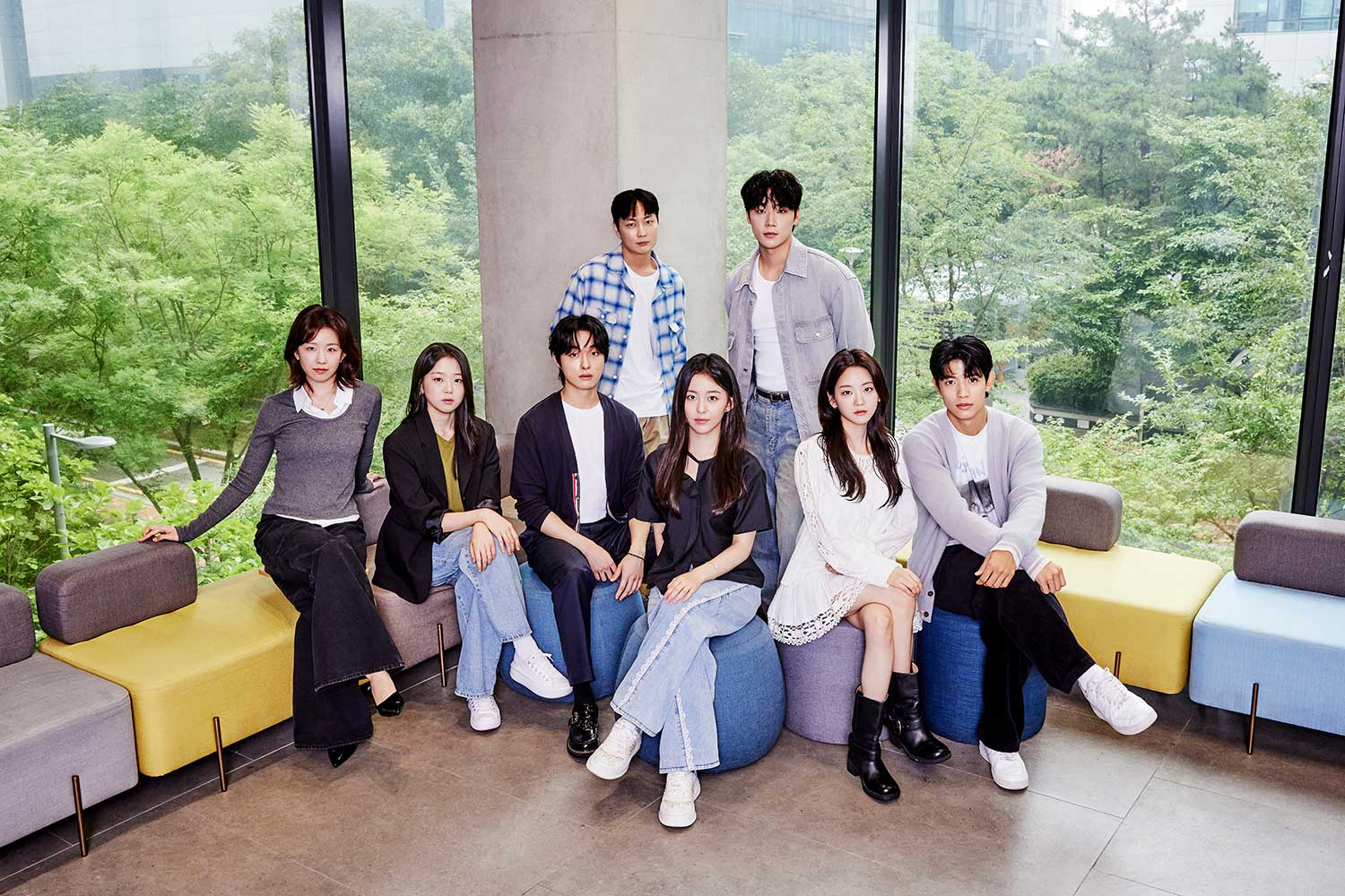 Cast of the second season of Netflix's ″All of Us Are Dead″ (2022) [NETFLIX]