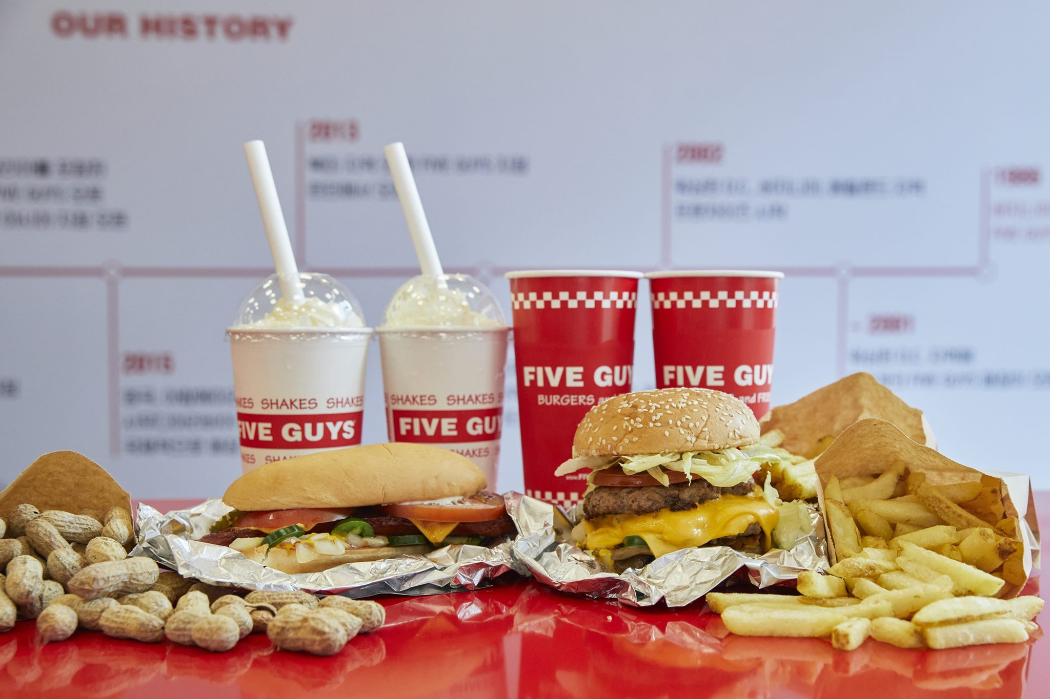 Five Guys hamburgers and fries [FG KOREA]