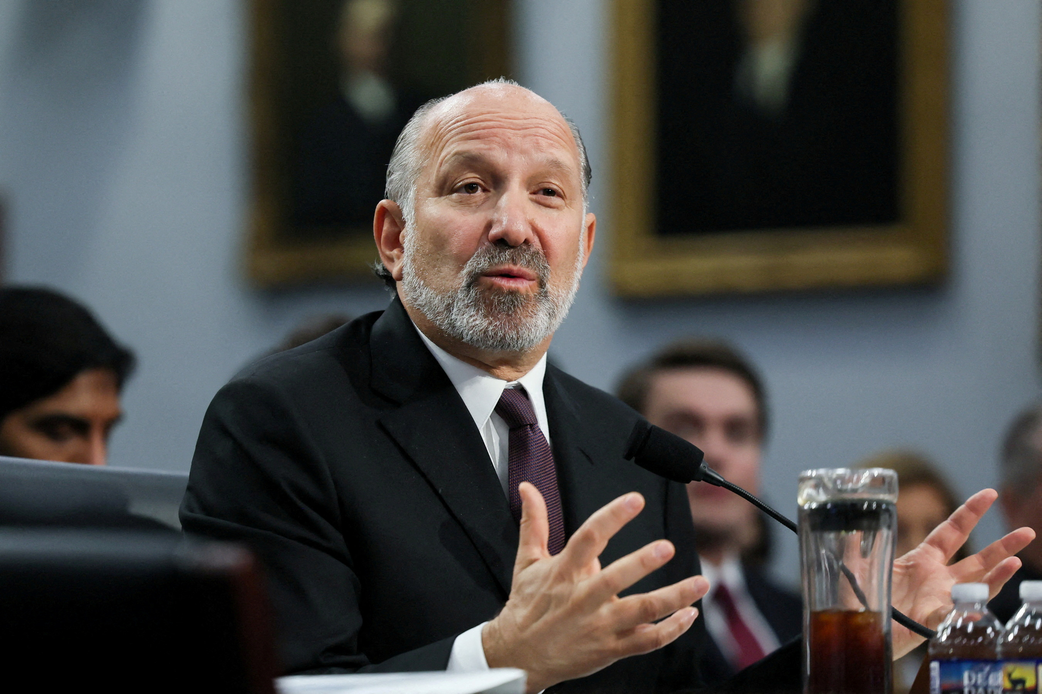 U.S. Secretary of Commerce Howard Lutnick testifies before a House Appropriations Committee hearing on U.S. President Donald Trump's budget request for the Department of Commerce, on Capitol Hill in Washington on June 5, 2025. [REUTERS/YONHAP]