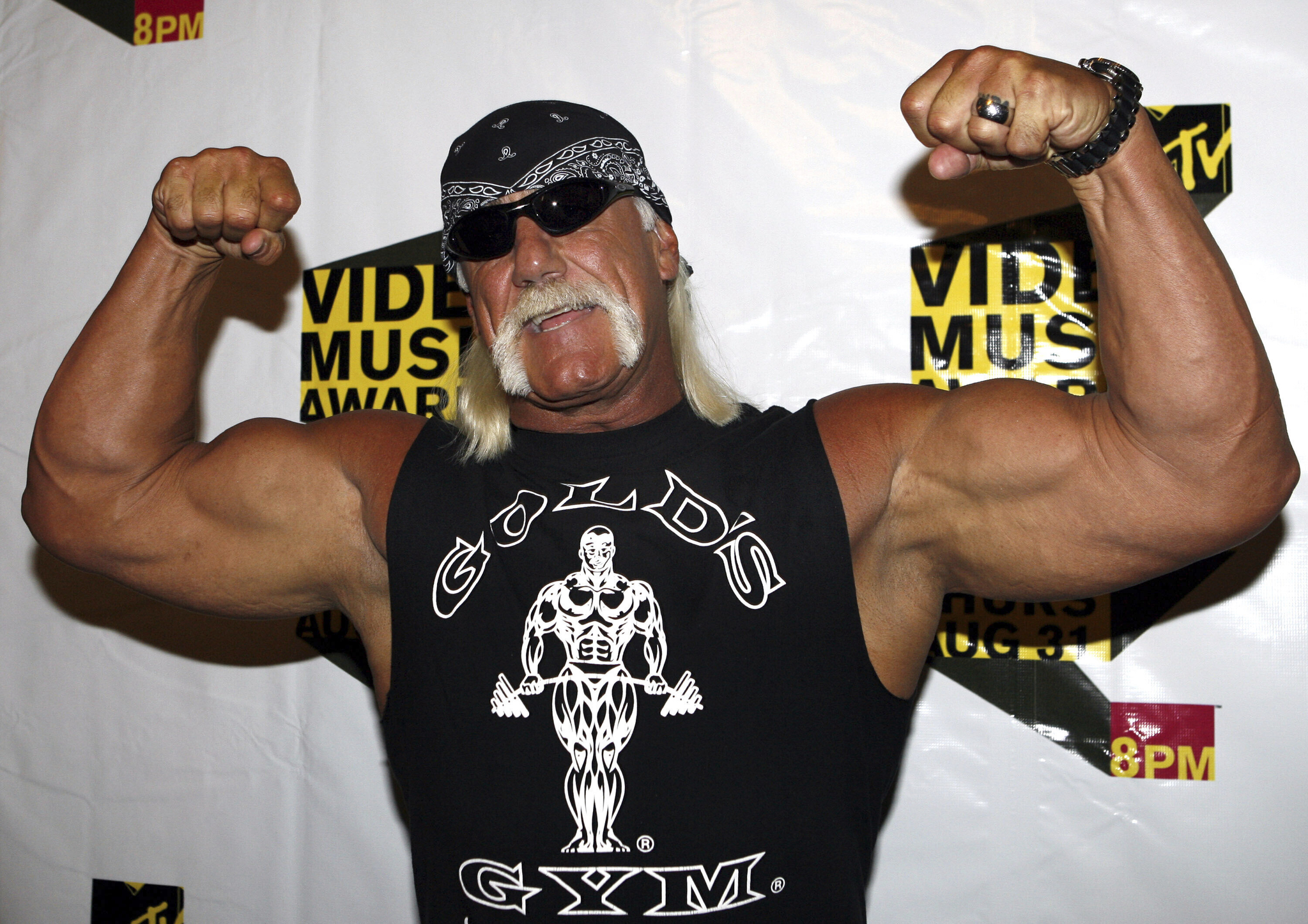 Hulk Hogan poses during the MTV Video Music Awards Forum at Radio City Music Hall, Aug. 30, 2006, in New York. [AP/YONHAP]