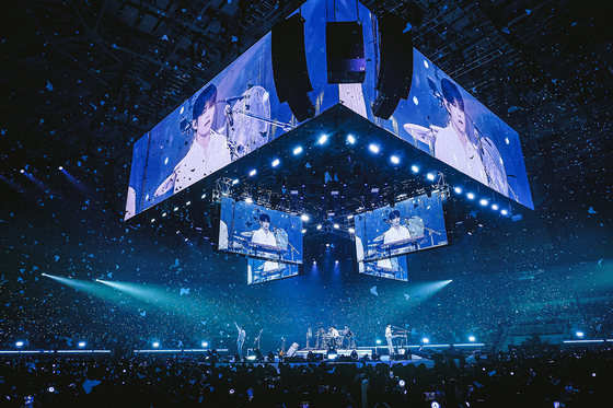 Rock band DAY6's ″Forever Young″ tour finale held on May 9 to 11 and May 16 to 18 at the KSPO Dome in southern Seoul [JYP ENTERTAINMENT]