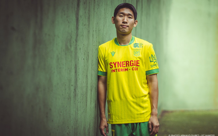A picture of Hong Hyun-seok shared on FC Nantes's official website on July 30. [SCREEN CAPTURE]