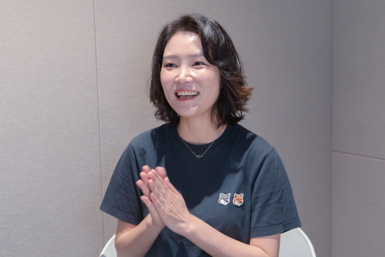 Singing Beetle CEO Michelle Cho speaks during an interview with the Korea JoongAng Daily in western Seoul on July 24. [DANIELA GONZALEZ PEREZ]