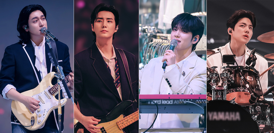 Korean rock band DAY6's ″Forever Young″ tour finale concert held on May 9 to 11 and May 16 to 18 at the KSPO Dome in southern Seoul [JYP ENTERTAINMENT]