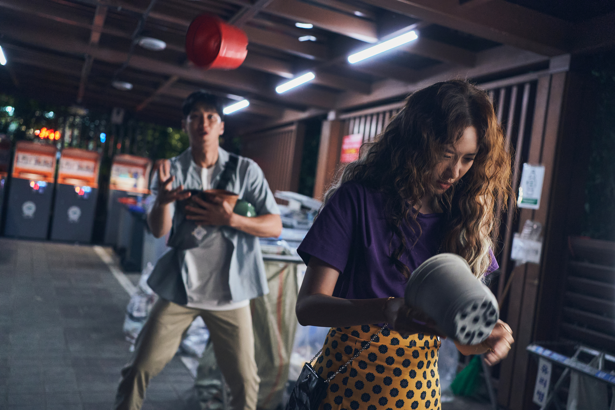 A scene from the mystery comedy film ″Pretty Crazy″ starring actor Lim Yoon-a, set for release in theaters on Aug. 13 [CJ ENM]
