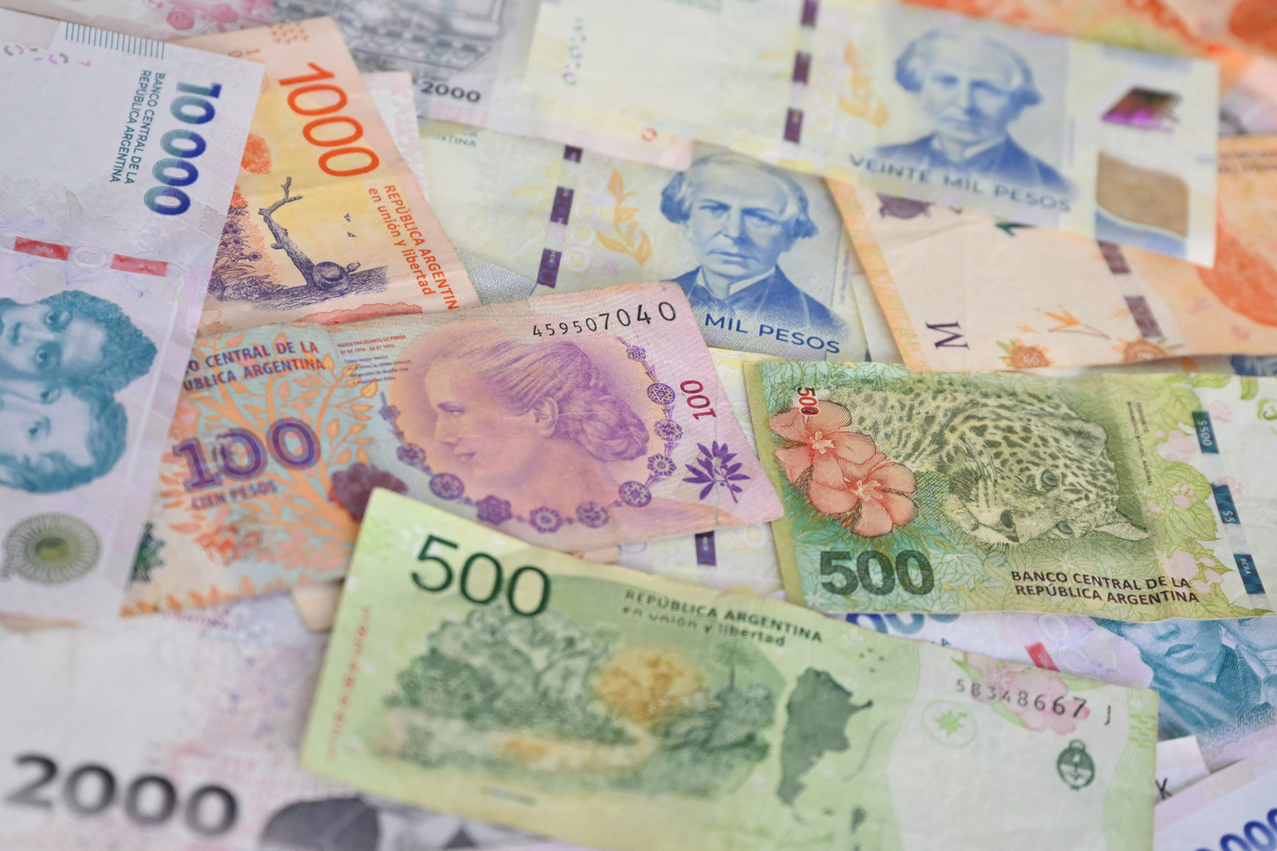 Argentinian pesos [AFP/YONHAP]