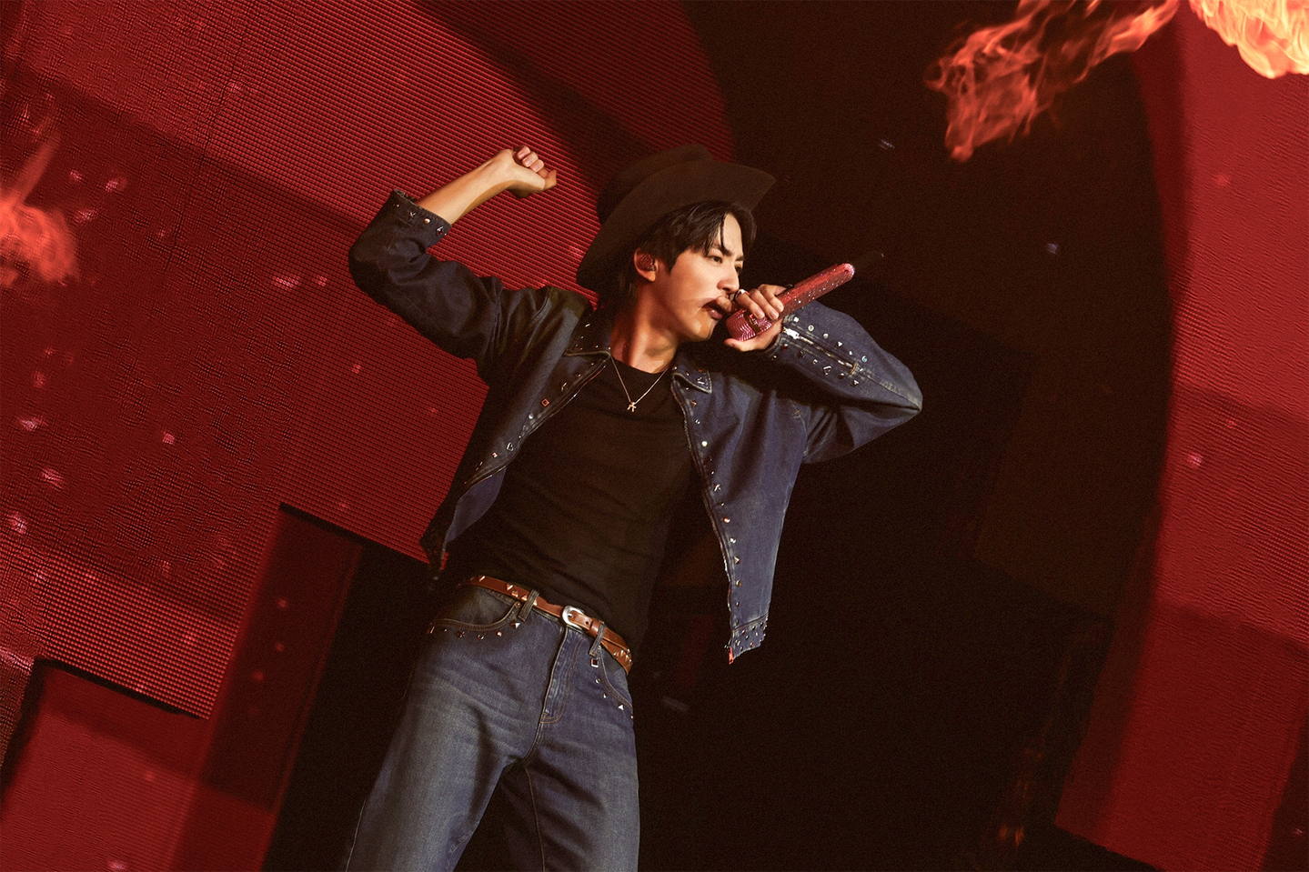 BTS's Jin performs at the O2 arena in London as part of the ″RunSeokjin EP. Tour.″ [BIGHIT MUSIC]