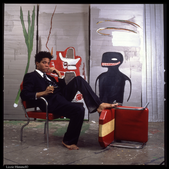 Jean-Michel Basquiat on the cover of The New York Times magazine on the February 1987 issue [LIZZIE HIMMEL]