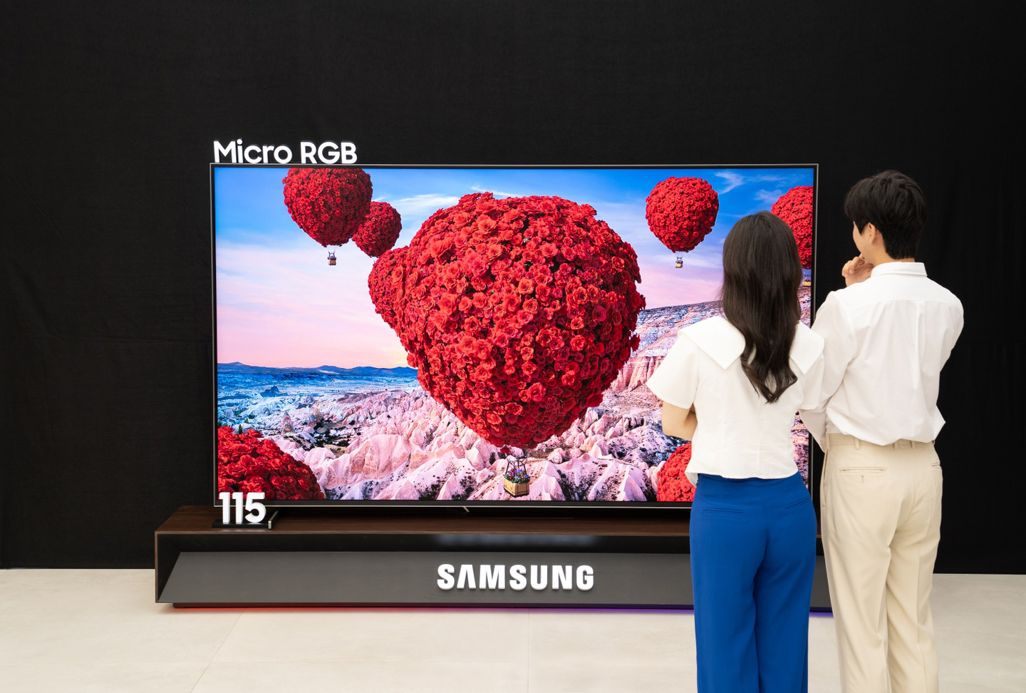 Samsung Electronics' 115-inch Micro RGB TV, released in Korea on Aug. 12 [SAMSUNG ELECTRONICS]