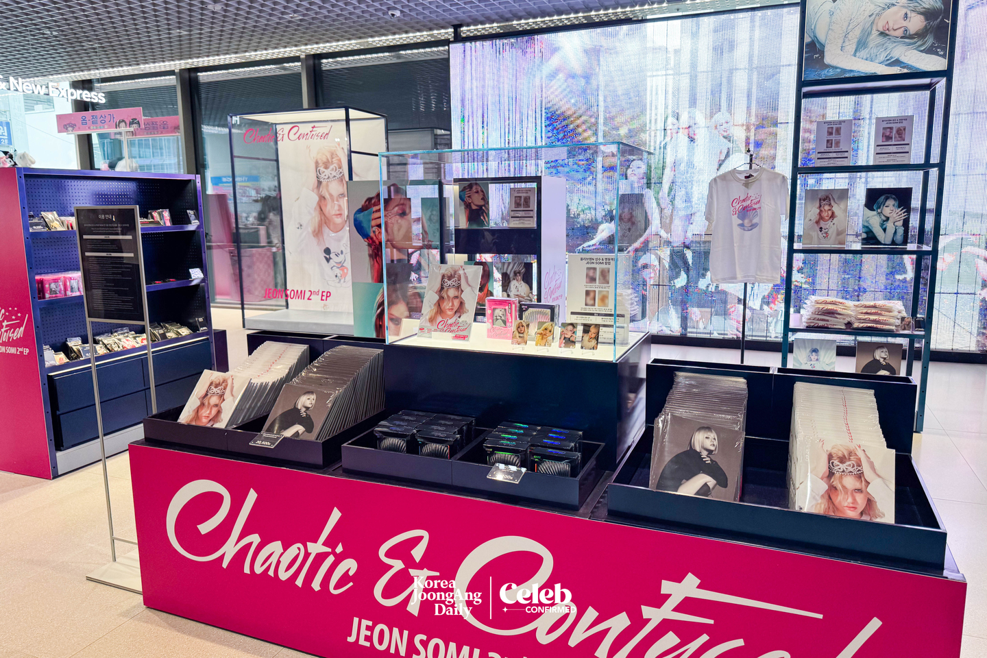 The “Chaotic & Confused” pop-up store at the Factorial Seongsu building in eastern Seoul [DANIELA GONZALEZ PEREZ]